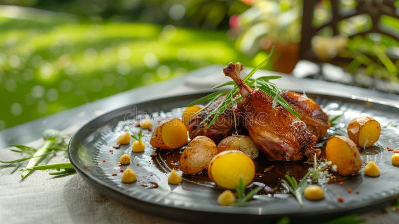 Confit de canard elegant